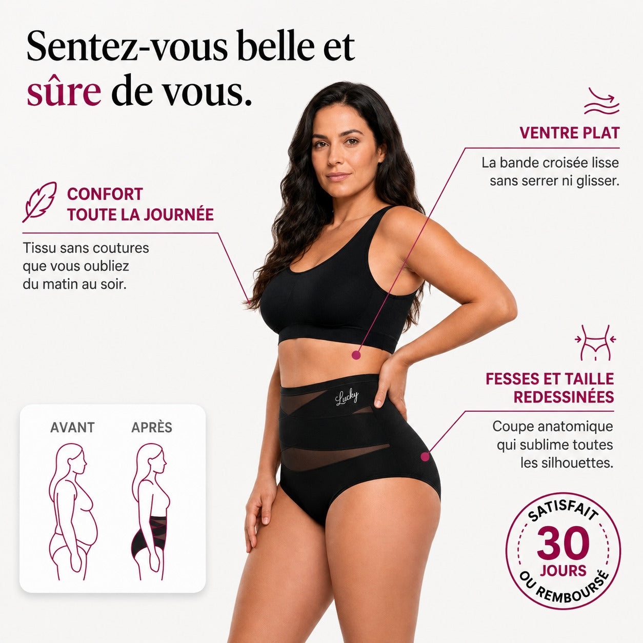 Culotte Post-Partum — Compression 360°
